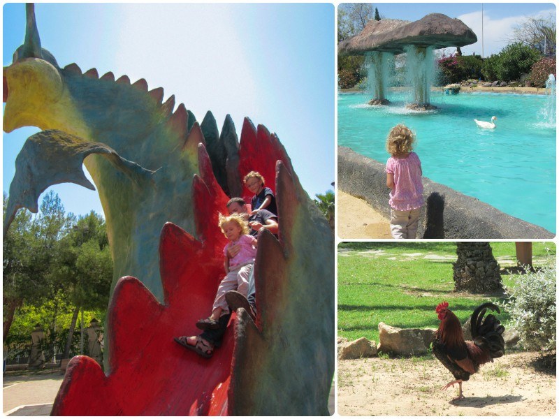 The Dragon Slide at Jardín de las Naciones in Torreveija