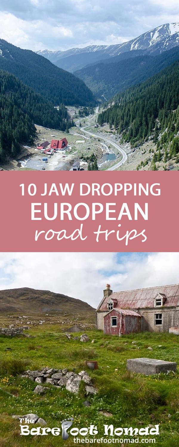 Jaw-dropping European road trips to explore.