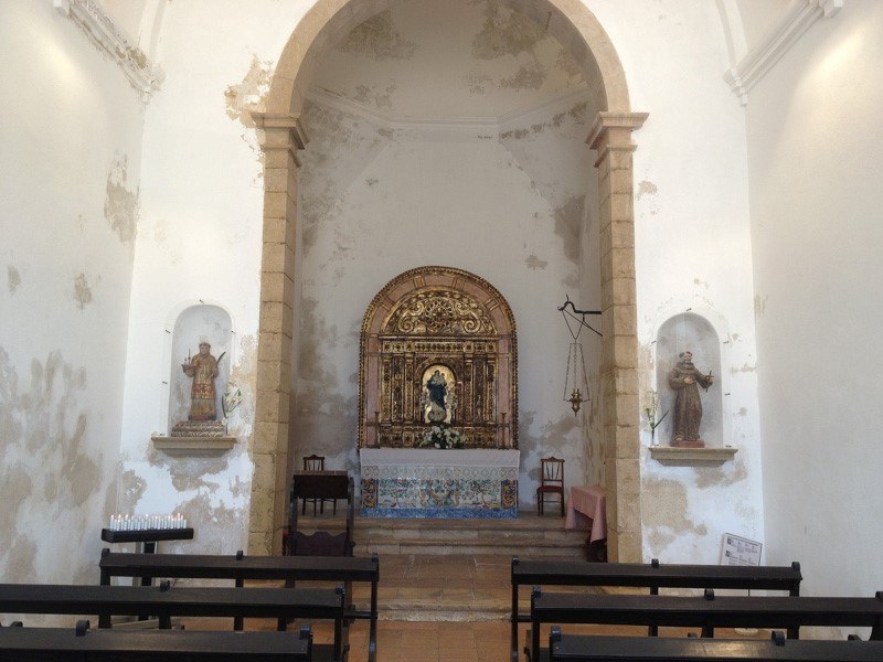 Inside Chapel at Sagres Point