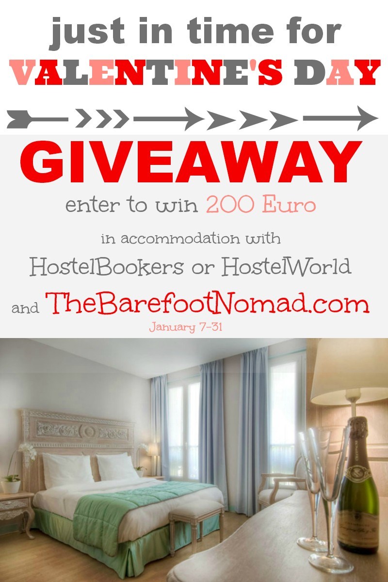 Win $200 Euro with HostelBookers or HostelWorld and The Barefoot Nomad