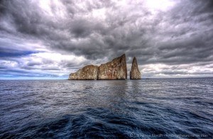 Kicker rock on San Cristobal courtesy of Finding The Universe