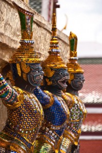 Wat Phrakaew statues by Mark Fischer