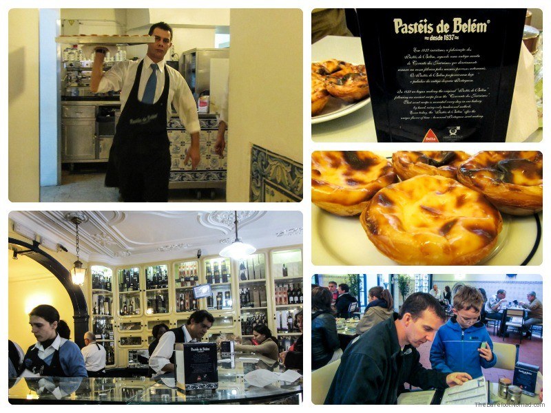 Inside Casa Pasteis de Belem Collage