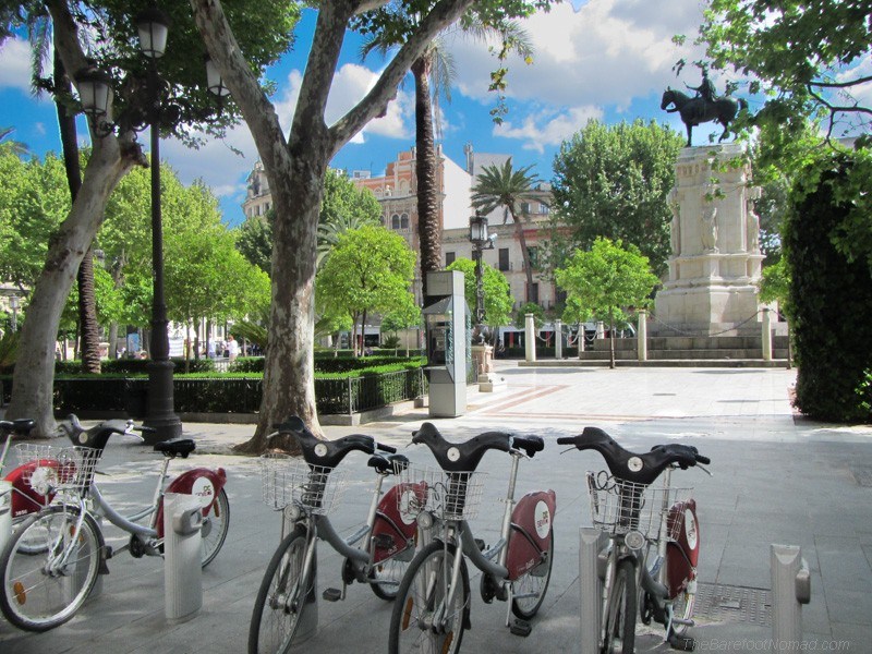 Seville's famous public bikes
