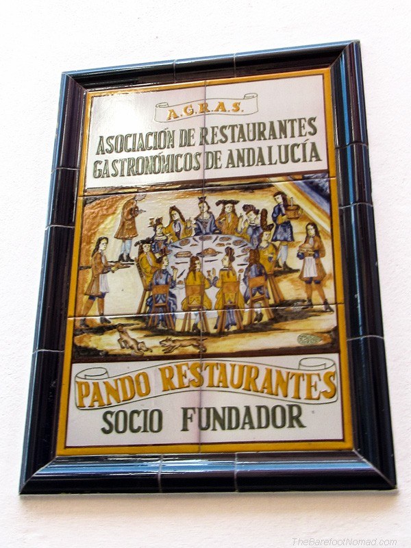 Pando Restaurante tile Seville
