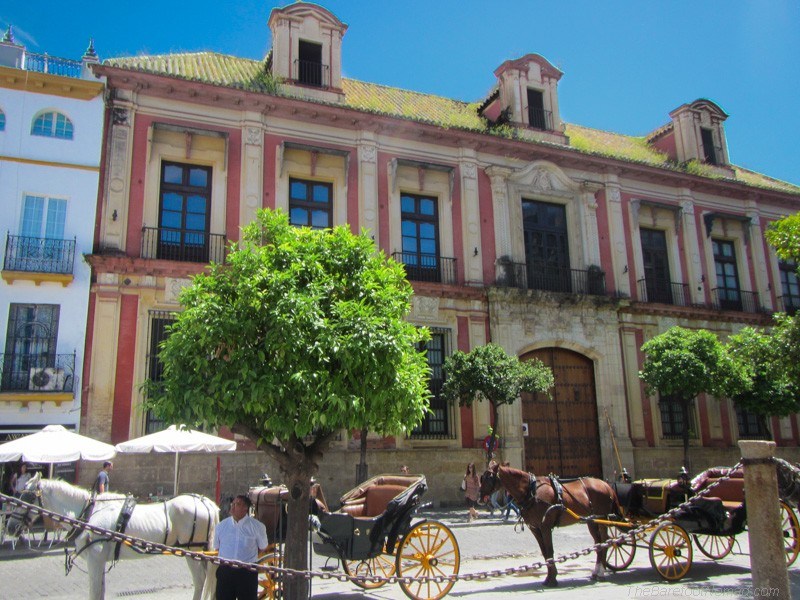 Sevilles quiet streets and charming houses