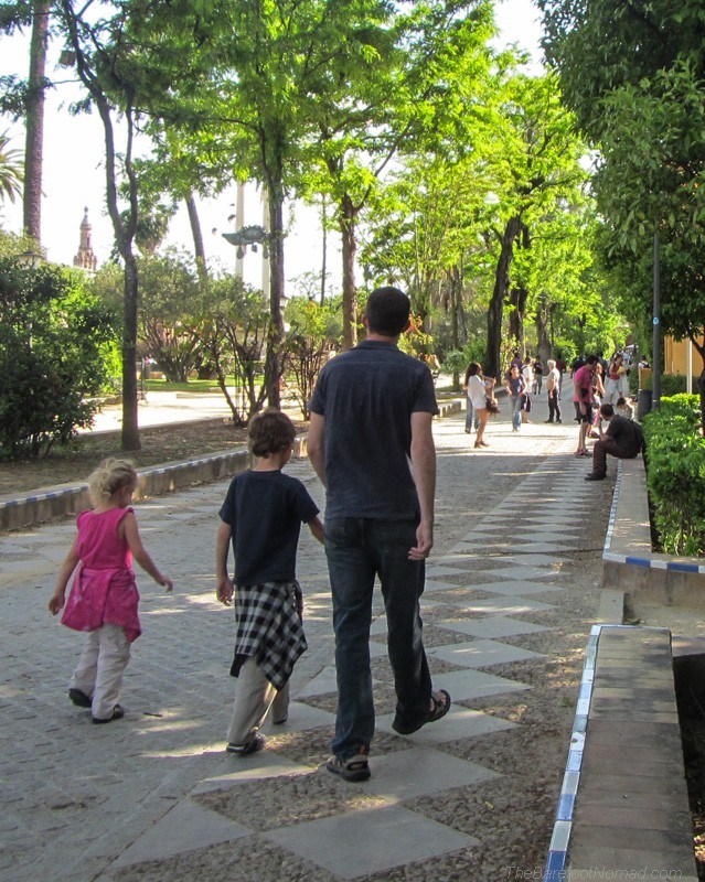 A leafy walk in Seville