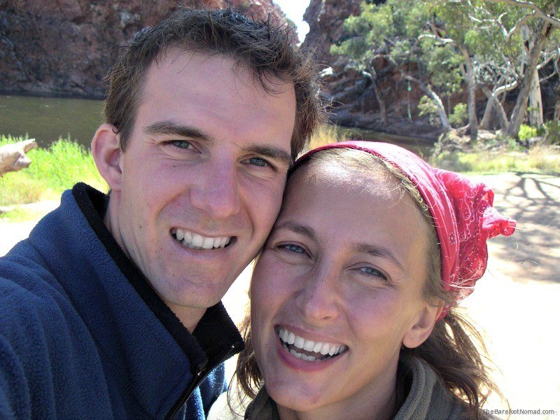 Chuck and Micki Ellery Creek Big Hole West MacDonnell Park Australia