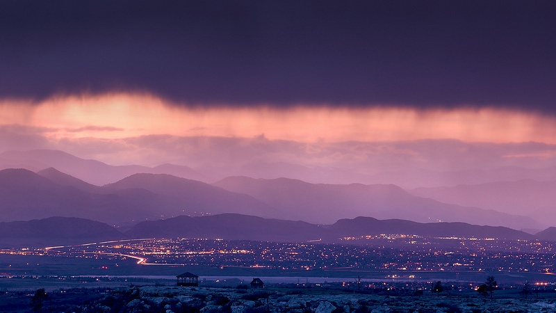 Looking Down on Dever from Daniels Park by Kevin Dinkel on Flickr