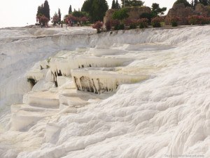Dry basins at the top of Pamukkale