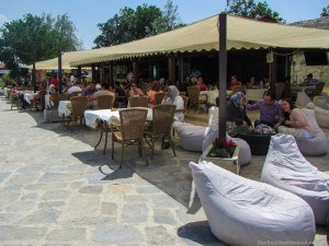 Outdoor restaurant at Pamukkale Natural Park