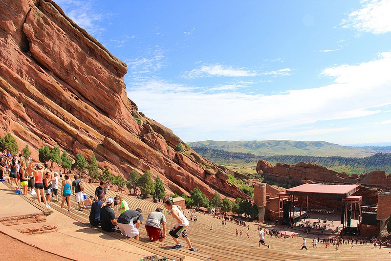 Red Rocks Amphitheater by daveynin on Flickr