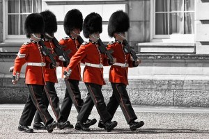 Changing of the Guard at Buckingham Palace by Gabriel Villena