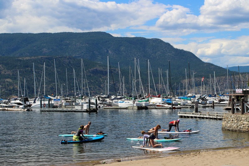 Stand Up Paddle Boarding and Yoga on Lake Okanagan , Kelowna