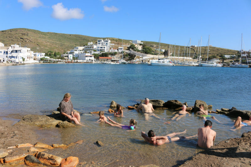 The beach at Kythnos by Travel with Bender