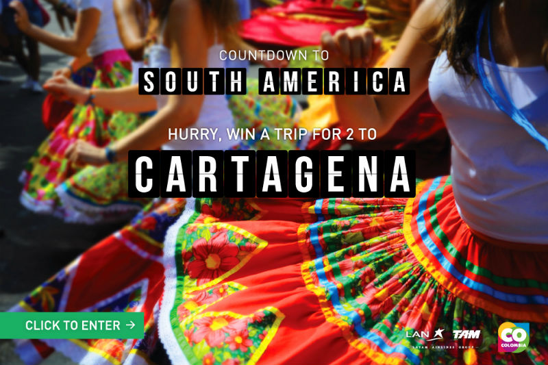 Win a Trip to Cartagena Columbia with LAN Airlines 2