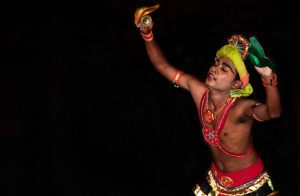 Sri Lank Esala Perahera lone dancer