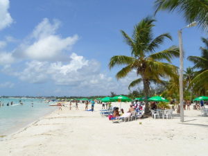 Lively Boca Chica Beach