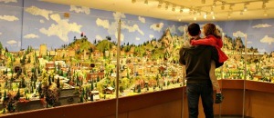 Osoyoos Desert Model Railroad Jordan and Daddy