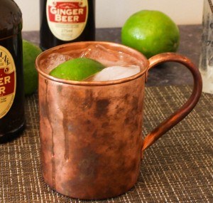 Moscow Mule Okanagan Spirits Vodka Closeup