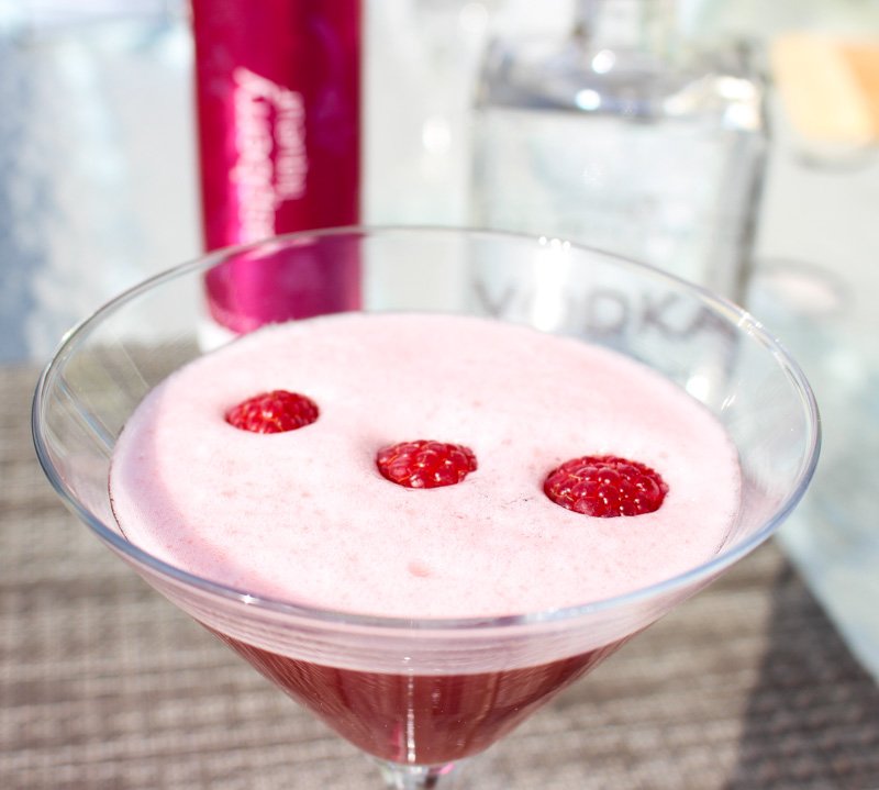 Okanagan Martini made from Okanagan Spirits Craft Distillery Raspberry Liqueur