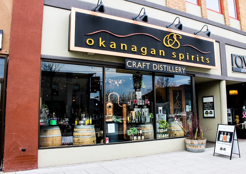 Okanagan Spirits Storefront Kelowna BC Canada