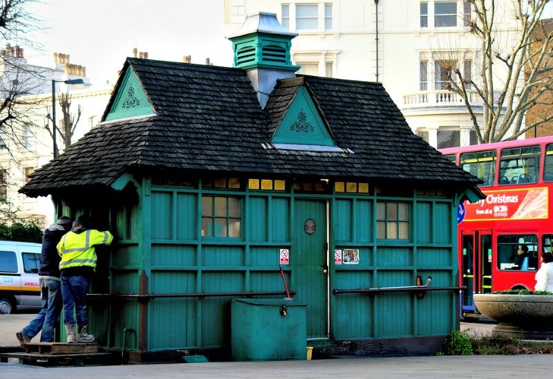 Cabman Shelter London by Kathleen Tyler Conklin