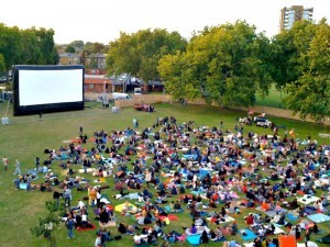 Secret Cinema in London Fields by San Sharma
