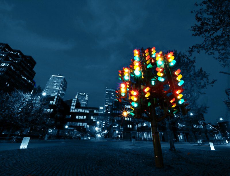 The Traffic Light Tree London by William Warby