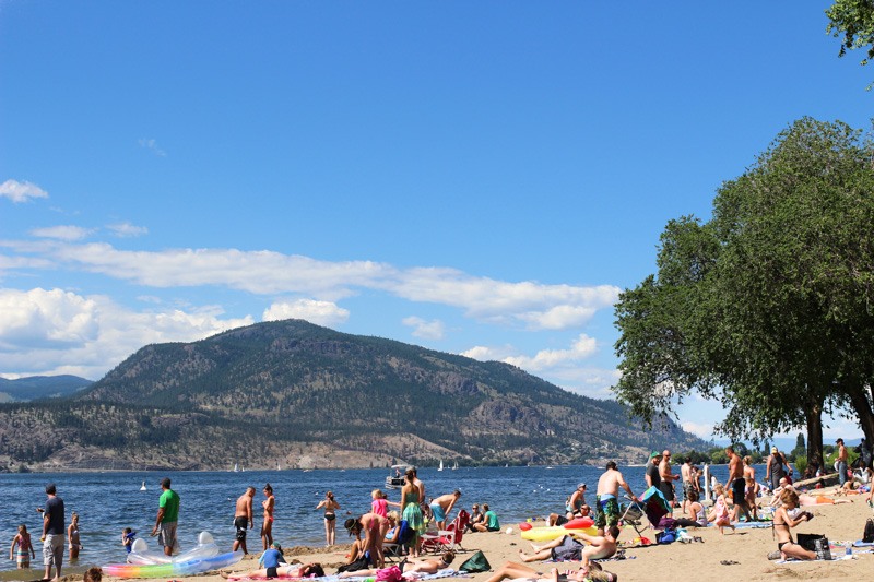 Kelowna City Park Hot Sands Beach