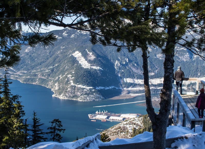 Squamish Sea to Sky Gondola the chief viewing platform