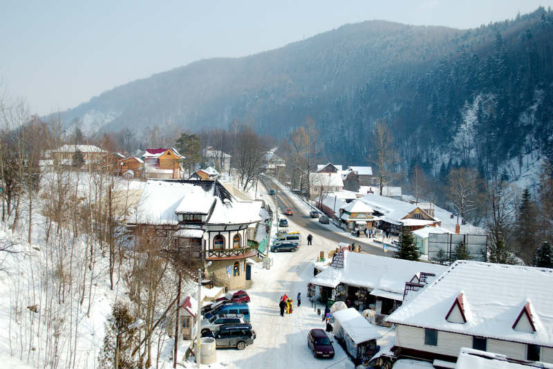 Yaremche - gateway to the Carpathean Mountains - one of 10 places to see in Ukraine