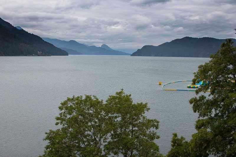 View from room at Harrison Hot Springs Resort and Spa