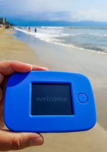 Tep 4G working like a charm on the beach in Mexico