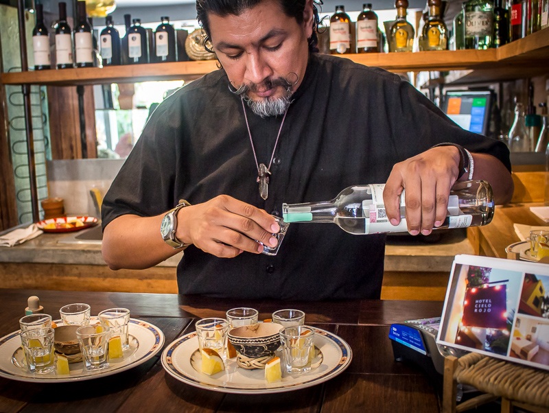 Sampling Tequila