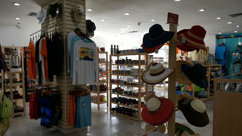 Gift shop at Cozumel Palace hotel