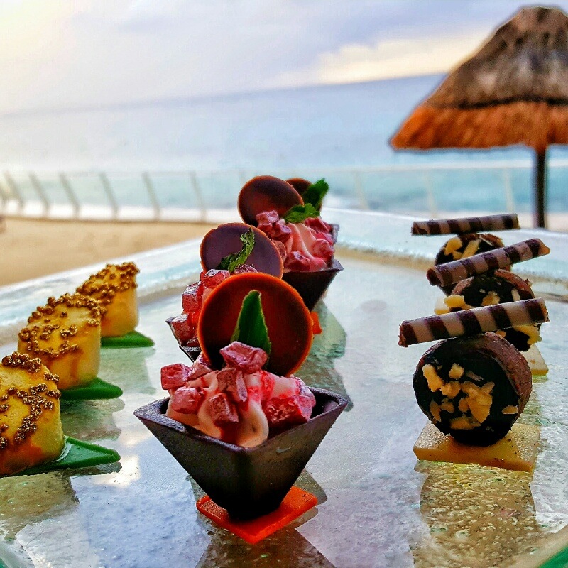 Tasty Chocolates in our room at Cozumel Palace Riviera Maya