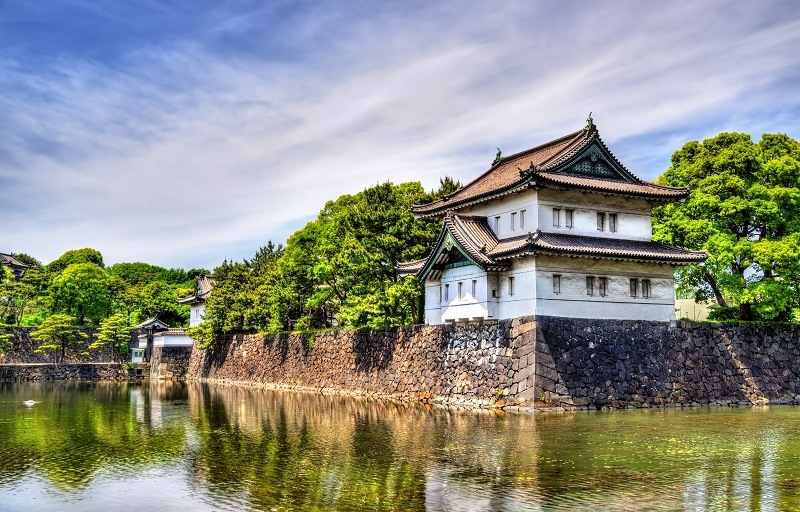 The Imperial Palace in Tokyo