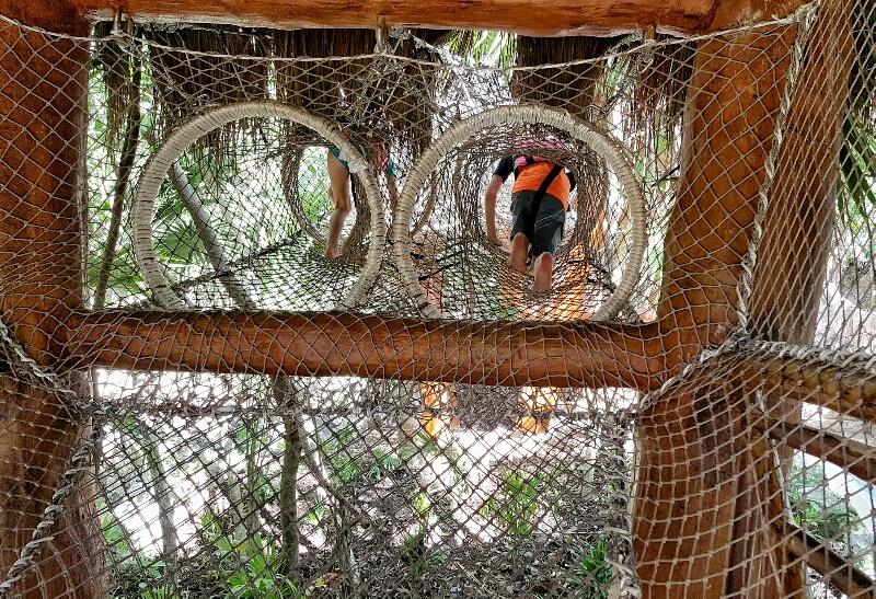 Xcaret Childrens World climbing