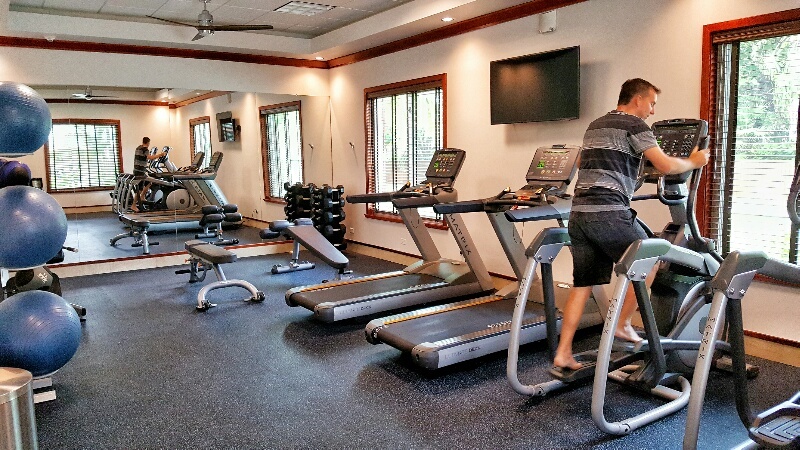 Exercise room Victoria House Belize