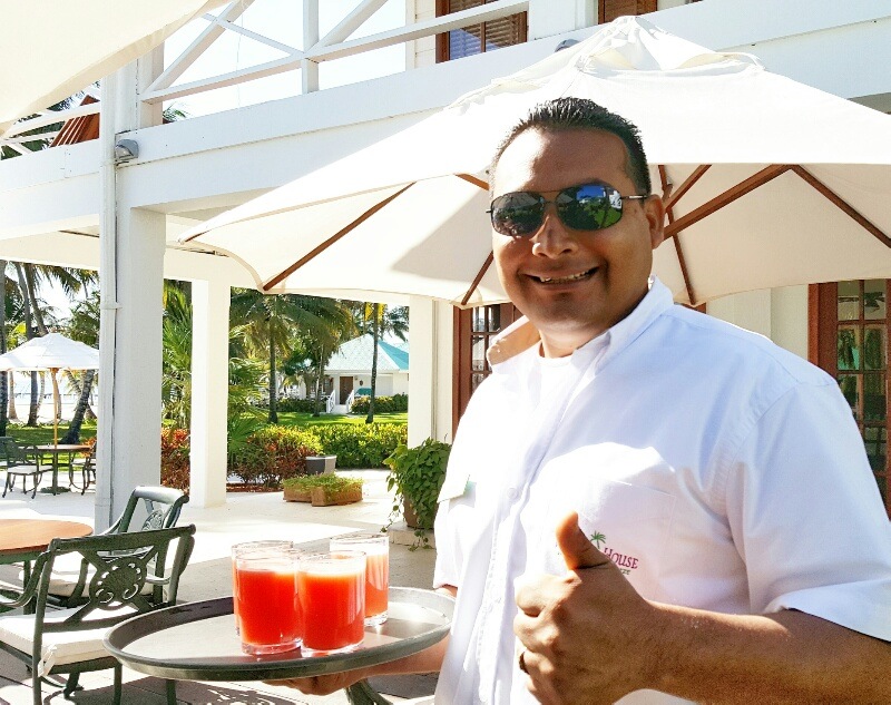 Friendly Staff at Victoria House Belize