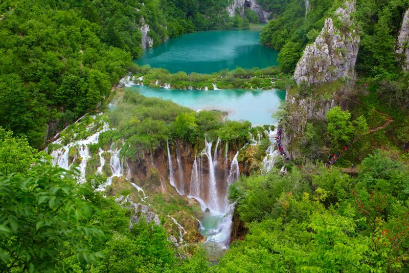 Parque Nacional de los Lagos de Plitvice en Croacia DP