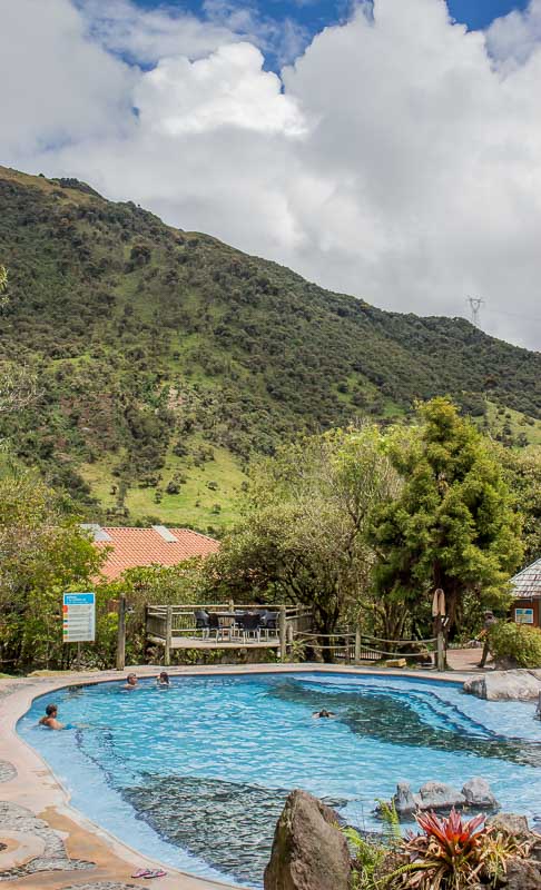 Public hot pools main pool at Termas de Papallacta