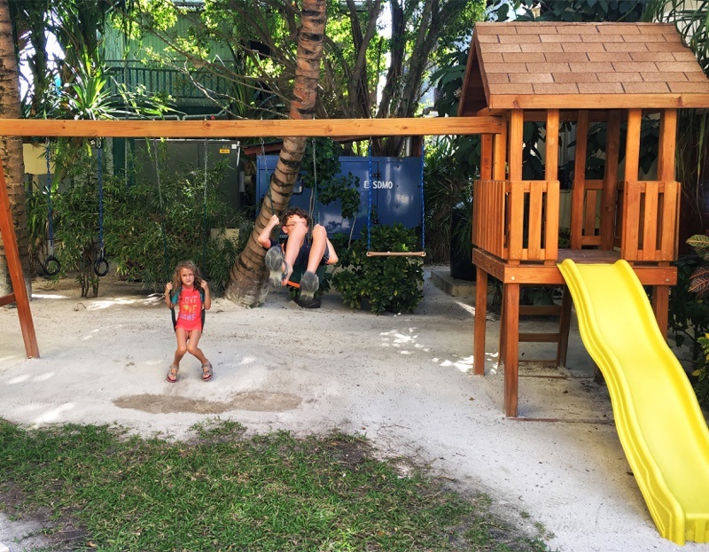 Swingset at The Phoenix Belize Resort