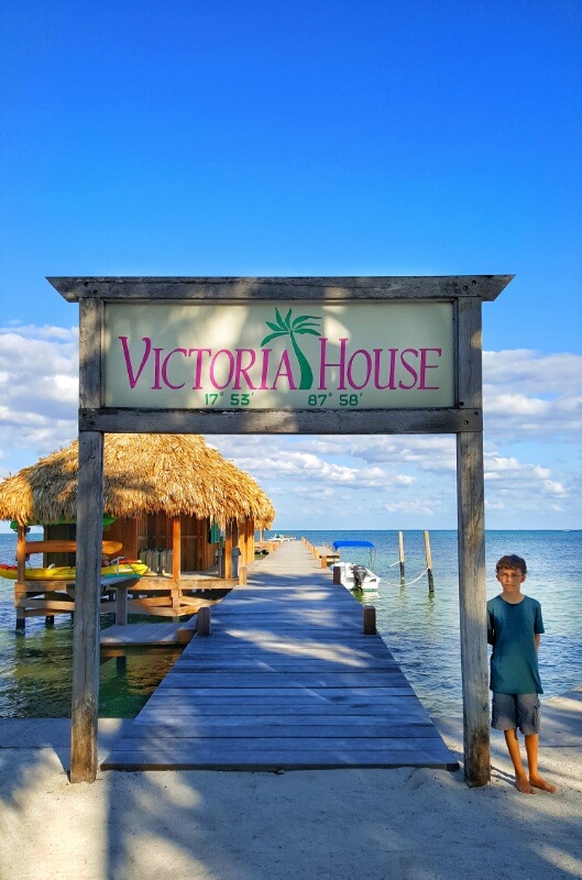 Victoria house dock Ambergris Caye