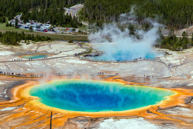 Grand Prismatic Spring Yellowstone National Park DP