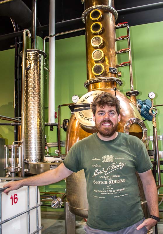 Okanagan Spirits Vernon Junior Distiller Christopher Burke