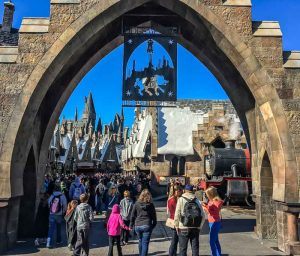 The Wizarding World of Harry Potter entrance