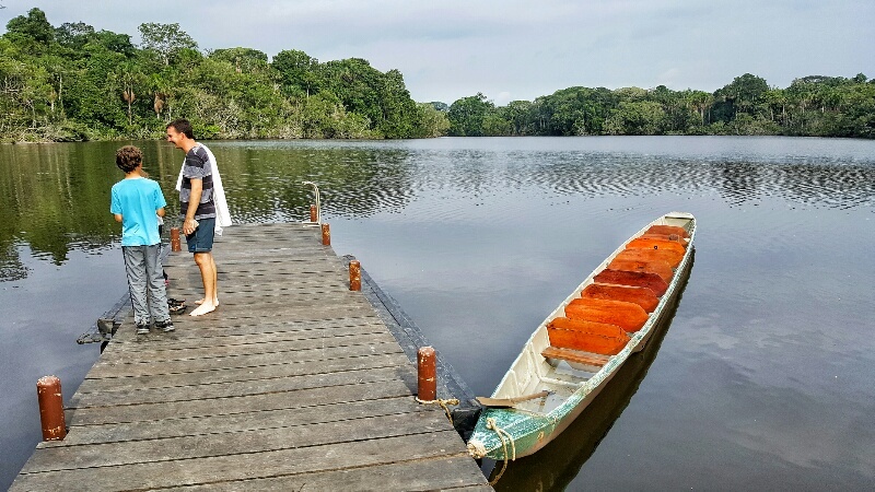 At the dock at La Selva