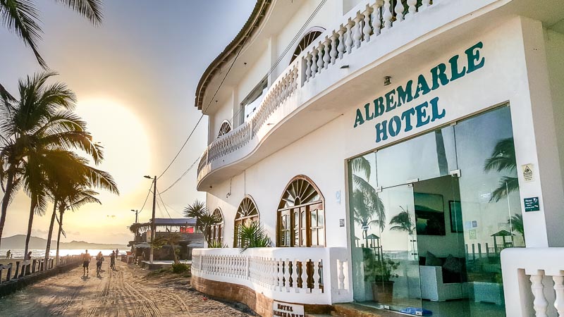 Albemarle Hotel on Isabela Island Galapagos